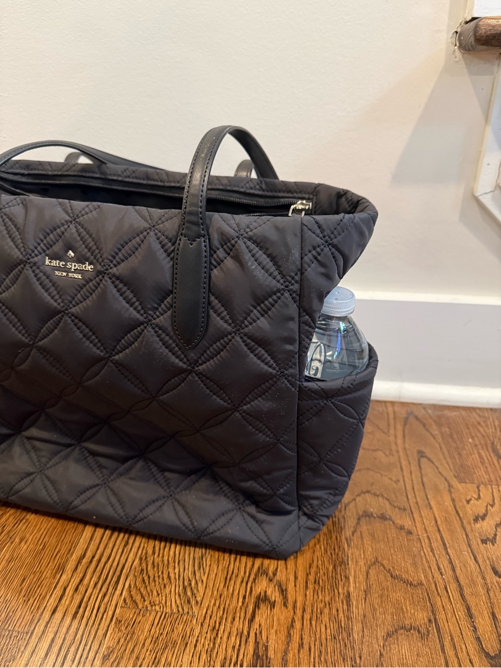 kate spade Quilted Black Tote Bag - Picture 8 of 9
